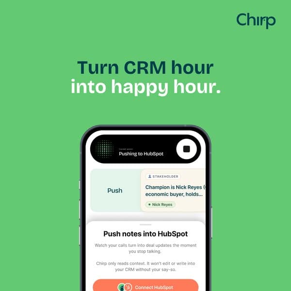 Demo Meta ad reskinned into the Chirp brand