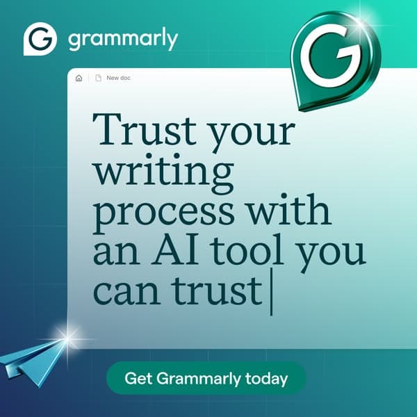 Grammarly ad · BetterYourAds reference library